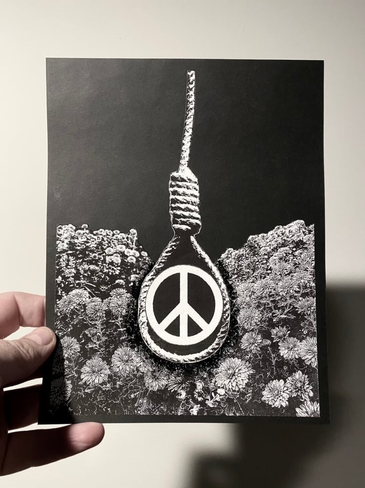 Image of 'peaceful exit' original collage