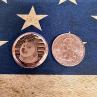 Image 2 of American DOGE Silver Crypto Button