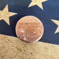 Image 3 of Silver Bitcoin Button