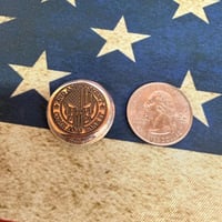 Image 2 of Come and Take It Silver Button