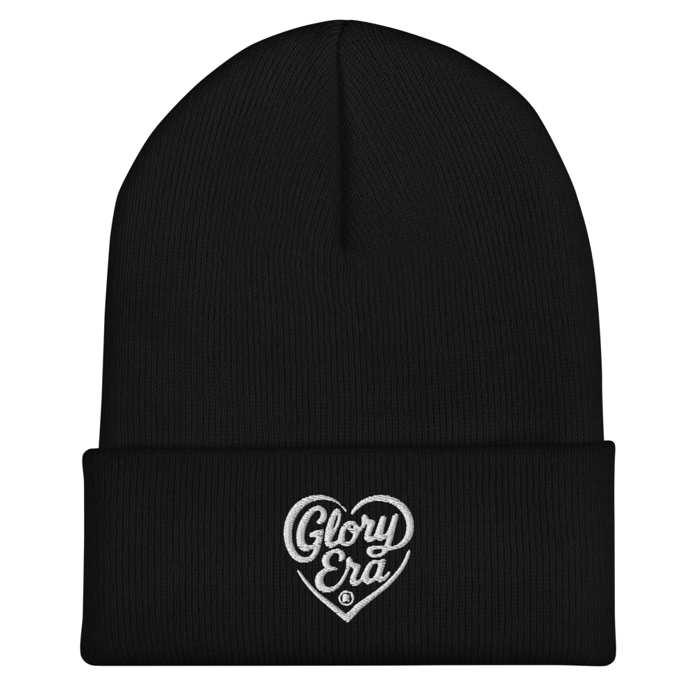 Image of GLORYERA® Heartmark BEANIE (BLACK/WHITE)
