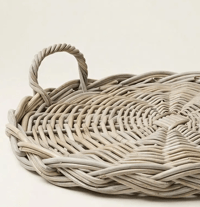 Image 3 of Rattan Round Tray