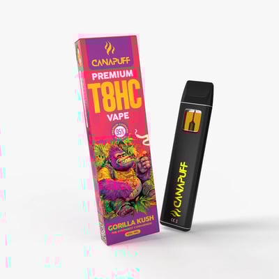 T8HC Vape Gorilla Kush 95% Extra Strong indica 1ml