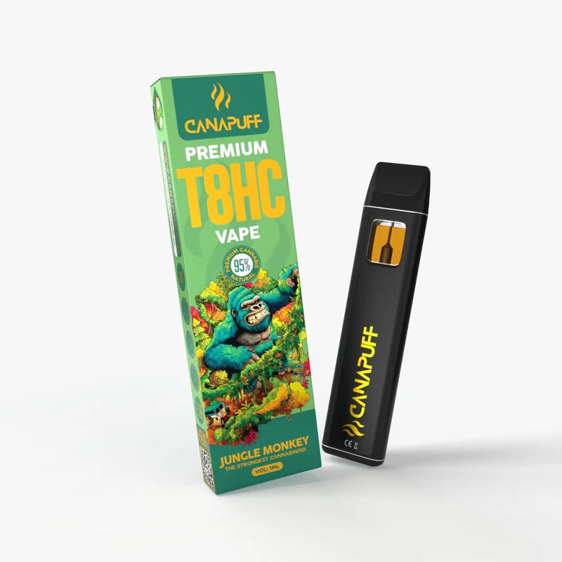 T8HC Vape Jungle Monkey 95% Extra Strong indica 1ml