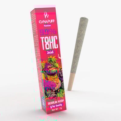 T8HC Joint Gorilla Kush 99% 2g  Extra Strong Indica