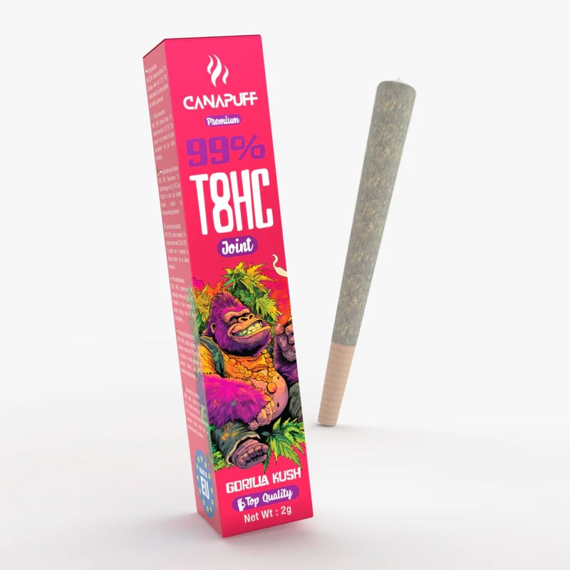 T8HC Joint Gorilla Kush 99% 2g  Extra Strong Indica