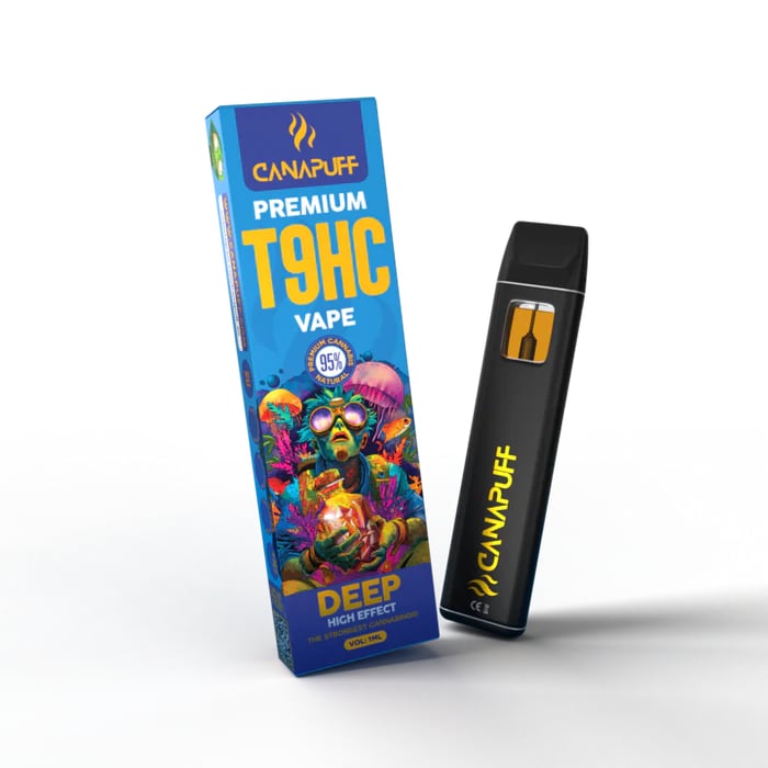 T9HC Vape Deep 95% Extra Strong Indica 1ml