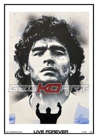 LIAM GALLAGHER OASIS MARADONA CONCERT TRIBUTE
