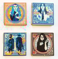 NEW PACK ! MINI-AZULEJOS x4 - (Madonna, Billie Eilish, Daft Punk, Miss.Tic)