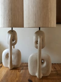 Image 2 of handshaped concrete tablelamps (warm white)