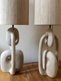 Image 5 of handshaped concrete tablelamps (warm white)
