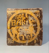 Image 1 of Medieval; Fourteenth Century Inlaid Floor Tile;  ‘Sol In Ariete’ ~ Nottingham School of Tilers.