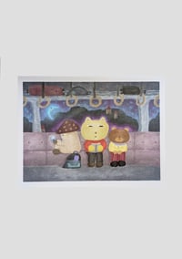 Image of 'Late Night Ride' Risographie