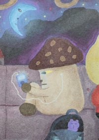 Image of 'Late Night Ride' Risographie