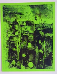 Monoprint Print 'The Naked Artist' aka Suzie