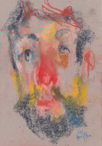 Image 2 of Pondered - Soft Pastels, Charcoal and Pencil on Paper 