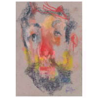 Image 1 of Pondered - Soft Pastels, Charcoal and Pencil on Paper 