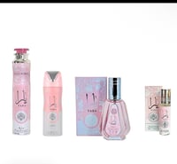 Yara perfume sets  of 4 pieces 
