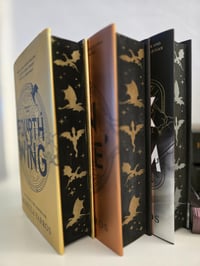 Image 1 of Rebecca Yarros | Fourth Wing | Iron Flame | Hardback | Sprayed Edges | Painted Edges | Custom Mad...