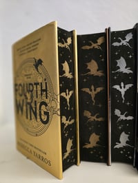 Image 4 of Rebecca Yarros | Fourth Wing | Iron Flame | Hardback | Sprayed Edges | Painted Edges | Custom Mad...