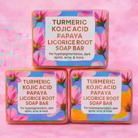 Turmeric, Kojic Acid, Papaya & Licorice Root Soap Bar 