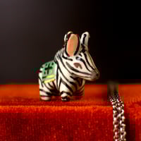 Zebra Necklace