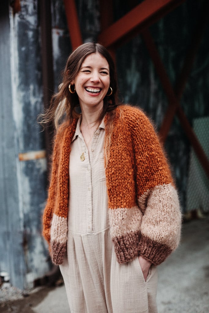 Tofino Cardigan (colourblocked shown - solid colour options
