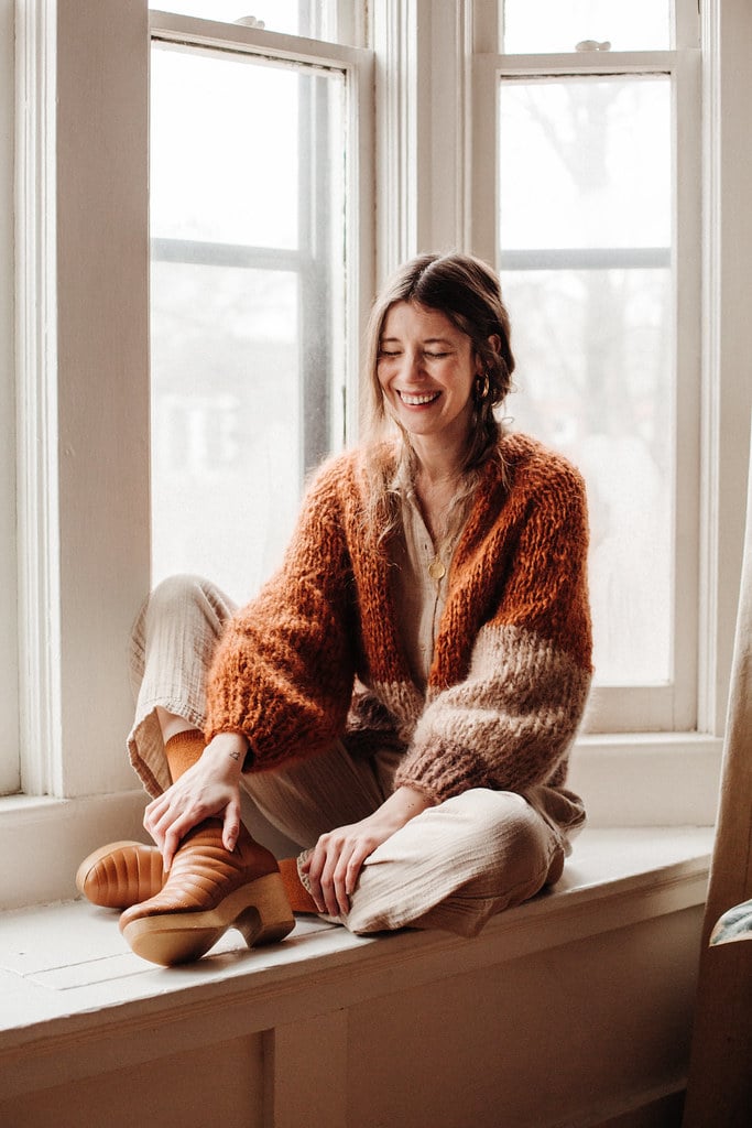 Tofino Cardigan (colourblocked shown - solid colour options