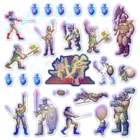 Image 3 of Golden Axe Sticker/Magnet Sets (25 Pieces)