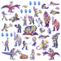 Image 3 of Golden Axe Sticker/Magnet Sets (40 Pieces)