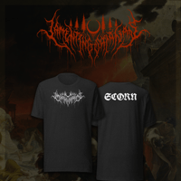 Image 1 of Lamenting Satanas Scorn Logo Unisex T-shirt