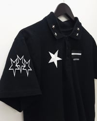 Image 3 of VAMPIRE/TRAPSTAR Polo Tee ☆ (BLACK)
