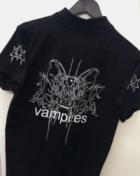 Image 4 of VAMPIRE/TRAPSTAR Polo Tee ☆ (BLACK)