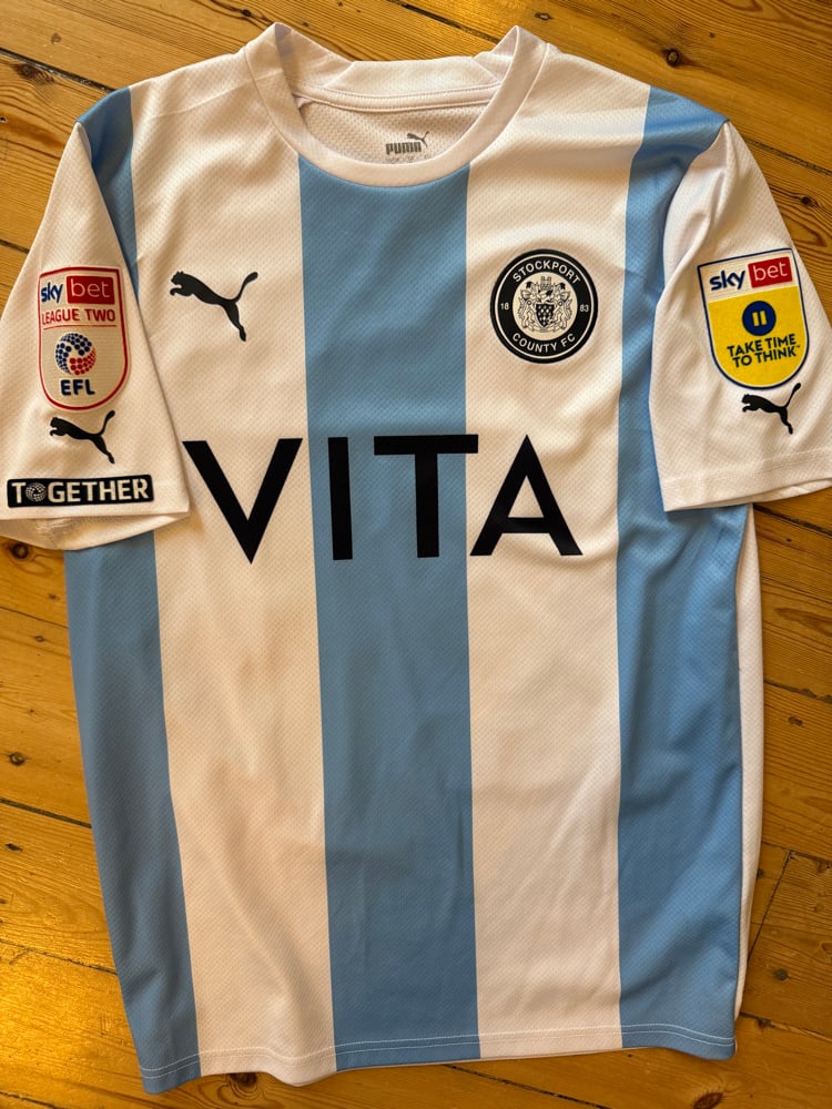Match worn 2022/23 Puma away shirt