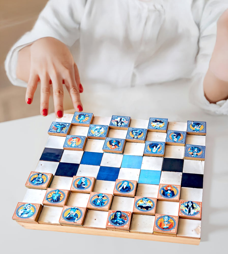 NEW ! JEU DE DAMES by OJA - (Edition imitée à 2 ex.)