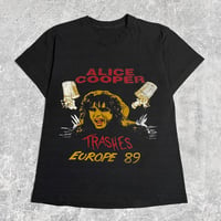 Image 1 of *Rare* Alice Cooper 1989 ‘Trashes Europe’ T-Shirt