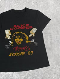 Image 3 of *Rare* Alice Cooper 1989 ‘Trashes Europe’ T-Shirt
