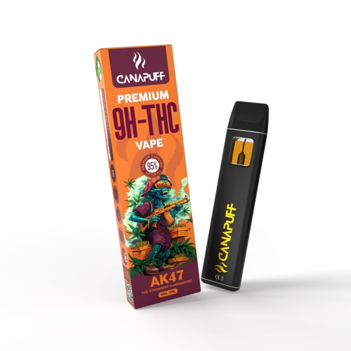 9H-THC Vape AK47 95% strong indica 1ml