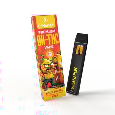 9H-THC Vape kiseli dizel 95% strong indica 1ml