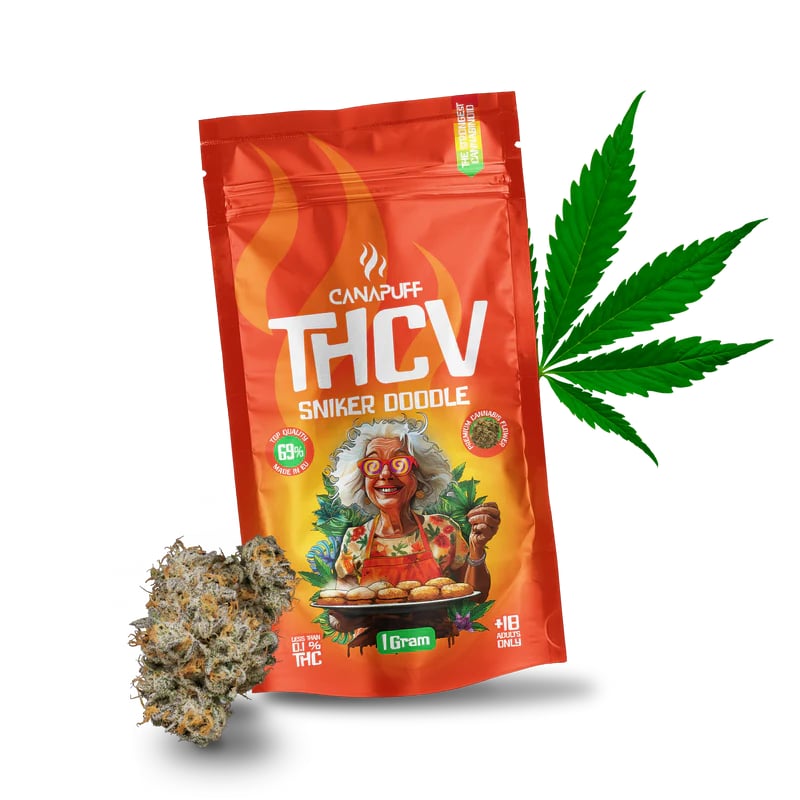 THCv cvijeće Sniker Doodle 69% Strong  Sativa 1g