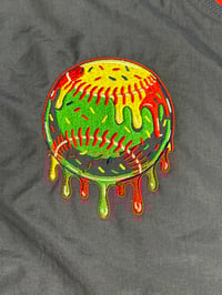 Image 3 of Drippy Baseball Pullover