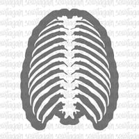 Image 1 of Back Ribs Digital Stencil PDF