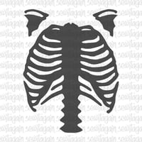 Image 1 of Front Ribs Digital Stencil PDF #1