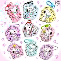 Image 1 of Fandom X SNOOPY Acrylic Keychains