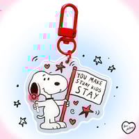 Image 6 of Fandom X SNOOPY Acrylic Keychains