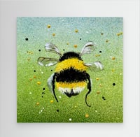 Image 1 of ‘Aviator Pollinator’ canvas.