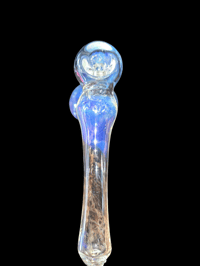 Image 3 of Color-Changing Glass Hammer Bubbler – Handcrafted