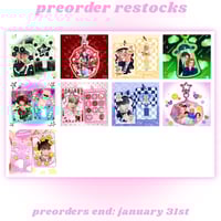 PREORDER: Acrylic Photocard Holders & Keychains Restocks Dec - Jan 2026