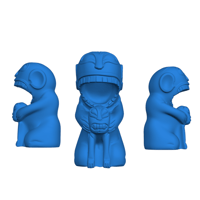 Image 4 of Cannibal Trio STL Files for 3D Printing