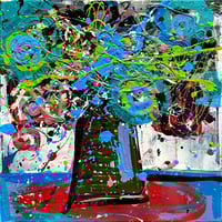 Image 1 of Neon Blue Bouquet 